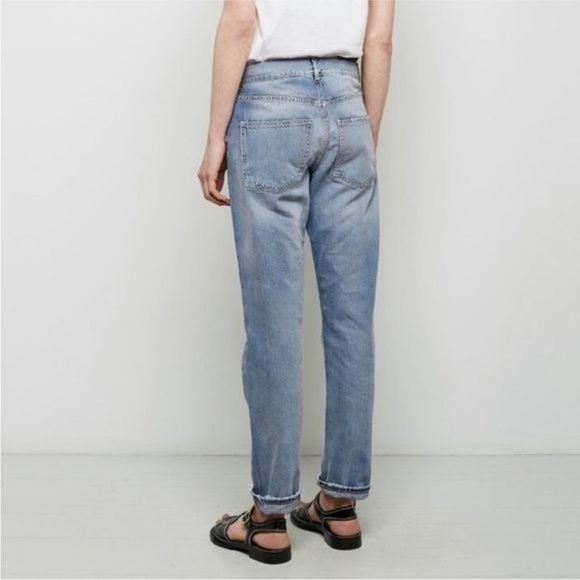 ACNE Studios Boyfriend Fit High Waisted Light Wash Boy Water Jeans - Picture 2 of 11